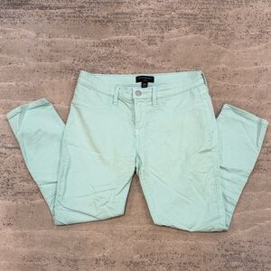 Banana Republic Mint Green Ankle Jeans